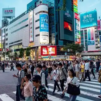 tokyo shibuya crossing